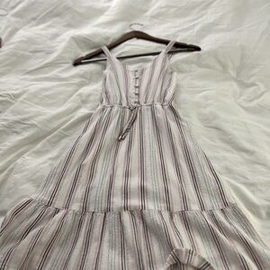 NWOT Striped Sundress with Button Detail